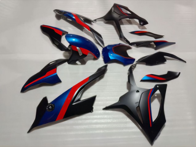 Großhandel BMW S1000RR Motorrad Verkleidung 2019-2022 - Schwarz Blau Rot