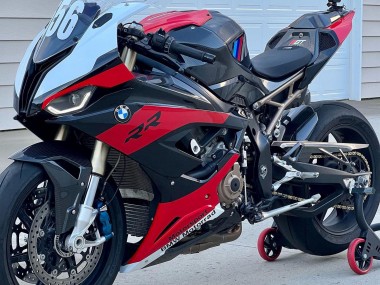 Großhandel BMW S1000RR Motorrad Verkleidung 2019-2022 - Schwarz Rot Weiss