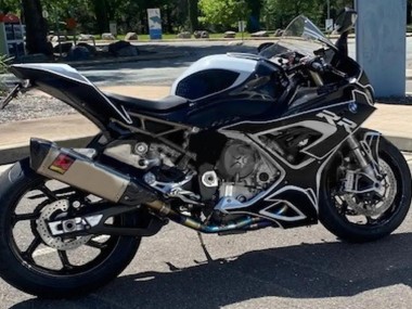 Großhandel BMW S1000RR Motorrad Verkleidung 2019-2022 - Schwarz Weiss