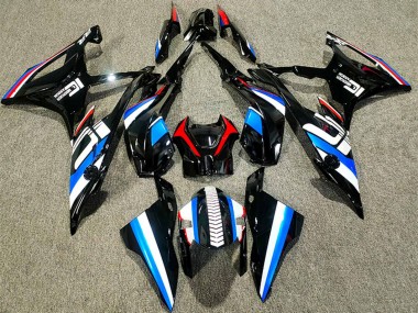 Großhandel BMW S1000RR Motorrad Verkleidung 2019-2022 - Schwarz Blau Weiss