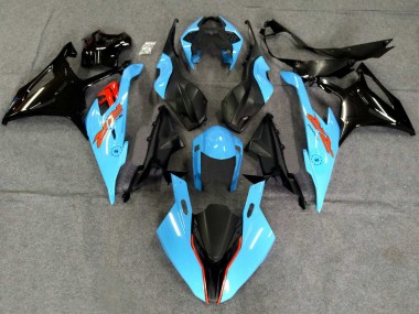 Großhandel BMW S1000RR Motorrad Verkleidung 2019-2022 - Schwarz Hellblau