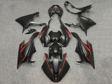 Großhandel BMW S1000RR Motorrad Verkleidung 2019-2022 - Matt Schwarz Rot