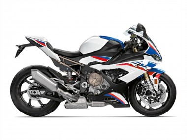 Großhandel BMW S1000RR Motorrad Verkleidung 2019-2022 - Blau Weiss Rot