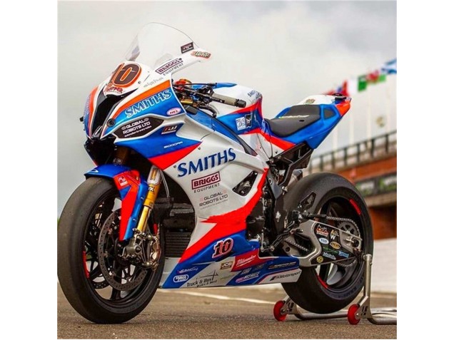 Großhandel BMW S1000RR Motorrad Verkleidung 2019-2022 - Weiss Blau Rot Smiths