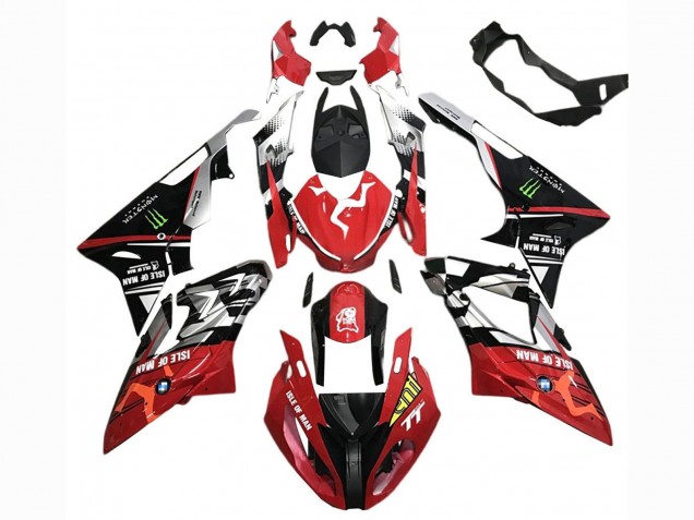 Großhandel BMW S1000RR Motorrad Verkleidung 2017-2018 - Weiss Rot Matt Schwarz Grun Monster