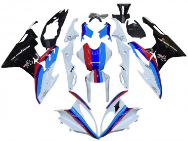 Großhandel BMW S1000RR Motorrad Verkleidung Kit 2015-2016 - Weiss Rot Blau Glanzendes Schwarz