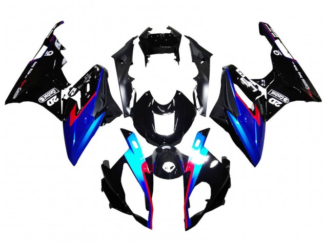 Großhandel BMW S1000RR Motorrad Verkleidung 2015-2016 - Rot Blau Schwarz Glanzendes Schwarz