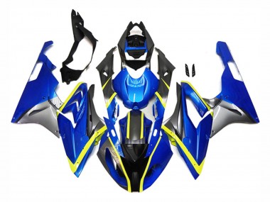 Großhandel BMW S1000RR Motorrad Verkleidung 2015-2016 - Silber Gelb Blau