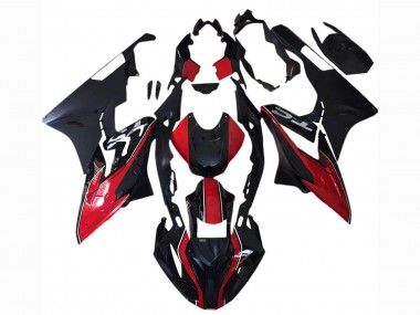 Großhandel BMW S1000RR Motorrad Verkleidung 2015-2016 - Rot Weiss Matt Schwarz