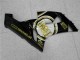 Großhandel Kawasaki ZX6R Motorrad Verkleidung 2005-2006 - Glanzendes Schwarz Weiss Gold Lucky Strike