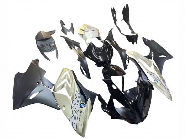 Großhandel BMW S1000RR Motorrad Verkleidung 2015-2016 - Silber Glanzendes Schwarz Matt Schwarz