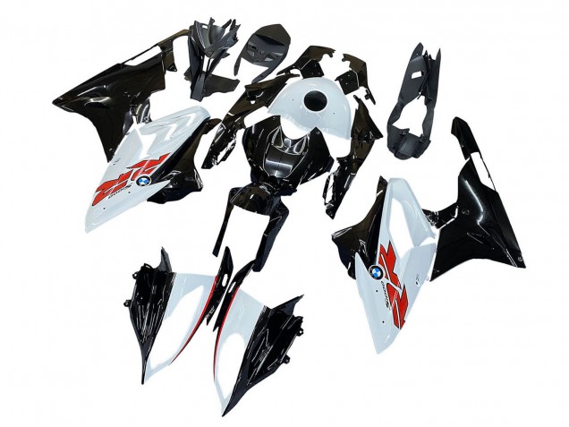 Großhandel BMW S1000RR Motorrad Verkleidung 2015-2016 - Weiss Schwarz Carbonfaser