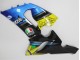 Großhandel Kawasaki ZX6R Motorrad Verkleidung 2005-2006 - Blau Gelb Schwarz Hai
