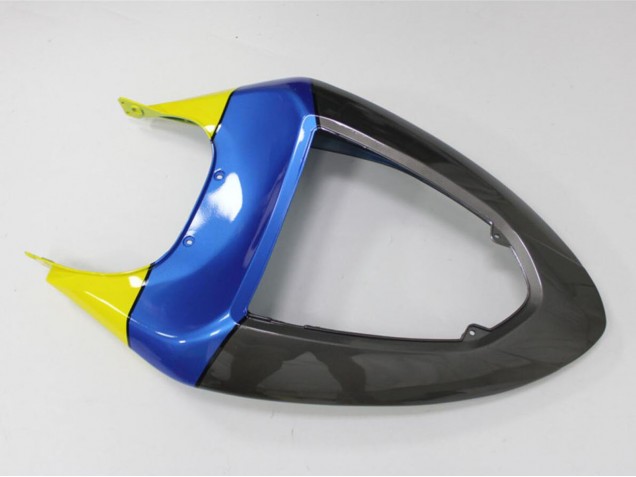 Großhandel Kawasaki ZX6R Motorrad Verkleidung 2005-2006 - Blau Gelb Schwarz Hai