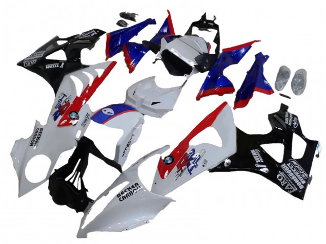 Großhandel BMW S1000RR Abs Verkleidungen 2009-2014 - Weiss Rot Blau Glanzendes Schwarz