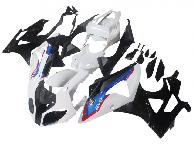 Großhandel BMW S1000RR Motorrad Verkleidung 2009-2014 - Weiss Rot Blau Glanzendes Schwarz HP Becker Carbon