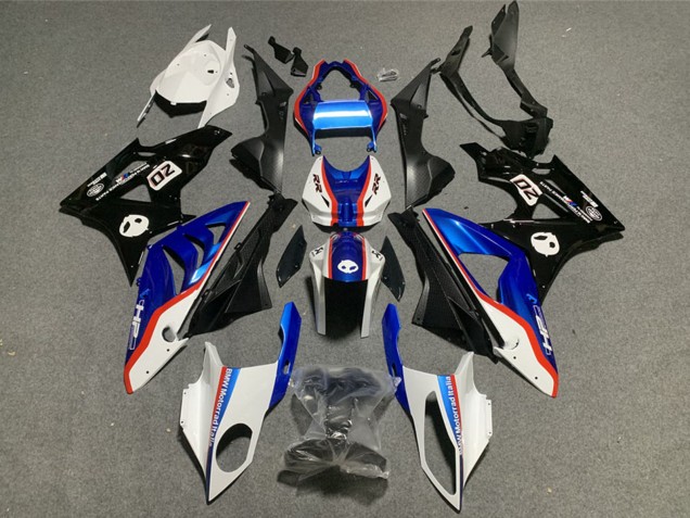 Großhandel BMW S1000RR Motorrad Verkleidung Kit 2009-2014 - Weiss Rot Blau Glanzendes Schwarz