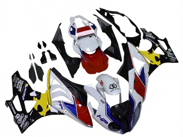 Großhandel BMW S1000RR Motorrad Verkleidung 2009-2014 - Weiss Rot Gelb Schwarz Castrol