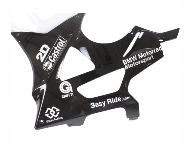 Großhandel BMW S1000RR Motorrad Verkleidung 2009-2014 - Weiss Blau Glanzendes Schwarz Castrol