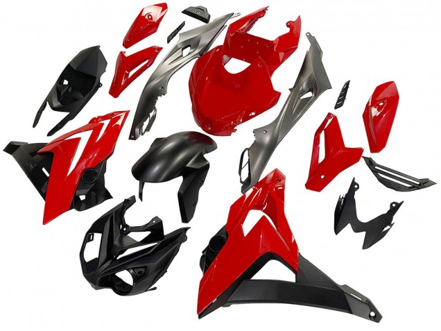 Großhandel BMW S1000R Motorrad Verkleidung 2014-2016 - Schwarz Rot