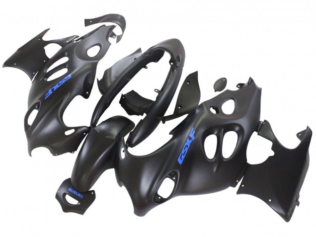Großhandel Suzuki GSX600F/GSX750F Motorrad Verkleidung 2004-2006 - Matt Schwarz mit Blau Logo
