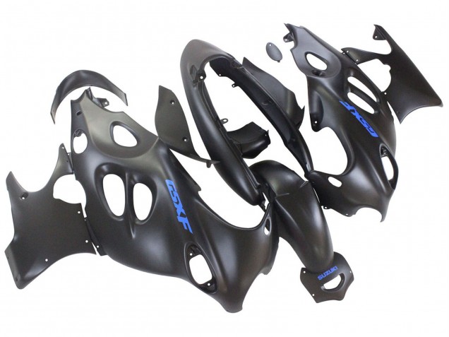 Großhandel Suzuki GSX600F/GSX750F Motorrad Verkleidung 2004-2006 - Matt Schwarz mit Blau Logo