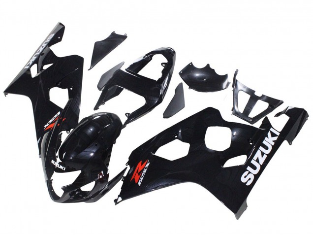 Großhandel Suzuki GSXR 600 / GSXR 750 Motorrad Verkleidung 2004-2005 - Glanzendes Schwarz