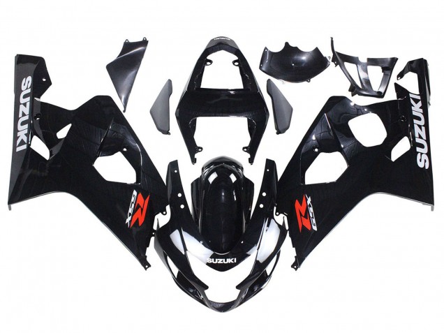 Großhandel Suzuki GSXR 600 / GSXR 750 Motorrad Verkleidung 2004-2005 - Glanzendes Schwarz