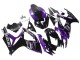 Großhandel Suzuki GSXR 600 / GSXR 750 Motorrad Verkleidung Kit 2006-2007 - Lila Glanzendes Schwarz