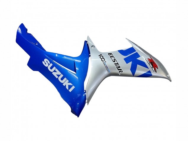 Großhandel Suzuki GSXR 600 / GSXR 750 Motorrad Verkleidung 2011-2024 - Blau Silber Ecstar