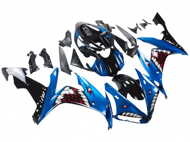 Großhandel Yamaha YZF 1000 R1 Motorrad Verkleidung 2004-2006 - Blau Schwarz Rot Weiss Hai