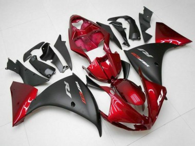Großhandel Yamaha YZF 1000 R1 Motorrad Verkleidung 2009-2011 - Rot Matt Schwarz