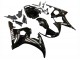Großhandel Yamaha YZF R6S Motorrad Verkleidung 2006-2009 - Glanzendes Schwarz Weiss Aufkleber