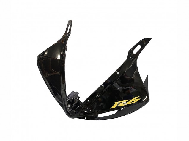 Großhandel Yamaha YZF R6S Motorrad Verkleidung 2006-2009 - Glanzendes Schwarz Gold Aufkleber