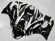 Großhandel Kawasaki ZX6R Motorrad Verkleidung 2009-2012 - Glanzendes Schwarz Weiss Ninja
