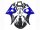 Großhandel Yamaha YZF R6S Motorrad Verkleidung 2006-2009 - Blau Glanzendes Schwarz