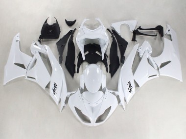 Großhandel Kawasaki ZX6R Motorrad Verkleidung 2009-2012 - Weiss Schwarz Ninja