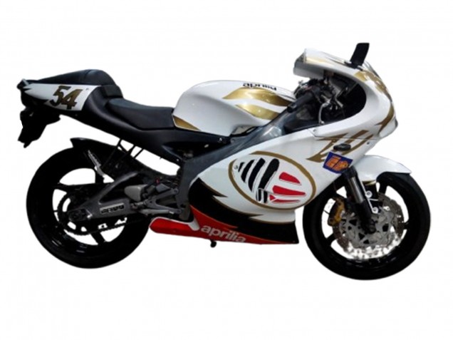 Großhandel Aprilia RS125 Motorrad Verkleidung 2000-2005 - Weiss Gelb Rot