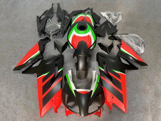 Großhandel Aprilia RS125 Motorrad Verkleidung 2006-2011 - Matt Schwarz Rot Grun Weiss
