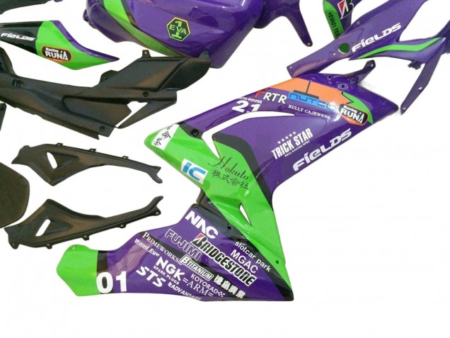 Großhandel Aprilia RS125 Motorrad Verkleidung 2006-2011 - Lila Grun Rot