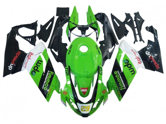 Großhandel Aprilia RS125 Motorrad Verkleidung 2006-2011 - Grun Weiss Schwarz