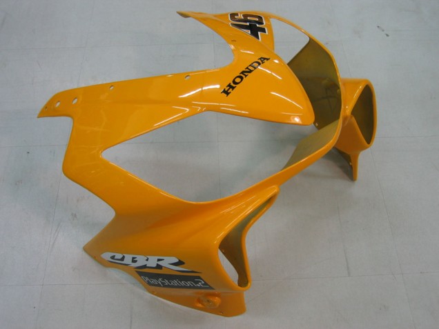 Großhandel Honda CBR600 F4i Motorrad Verkleidung 2004-2007 - Gelb Blau Weiss Schwarz Nastro Azzurro
