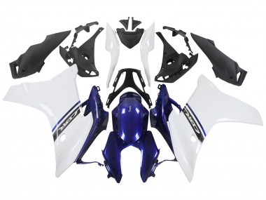 Großhandel Honda CBR600F Motorrad Verkleidung 2011-2013 - Weiss Blau