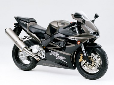 Großhandel Honda CBR900RR 919 Motorrad Verkleidung 1998-1999 - Glanzendes Schwarz Weiss Aufkleber