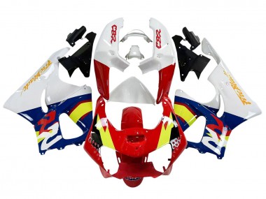 Großhandel Honda CBR900RR 919 Motorrad Verkleidung 1998-1999 - Weiss Rot Gelb Blau