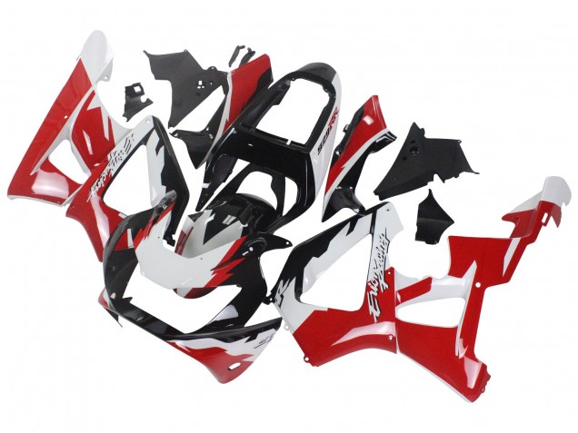 Großhandel Honda CBR900RR 929 Motorrad Verkleidung 2000-2001 - Weiss Rot Glanzendes Schwarz Rennen