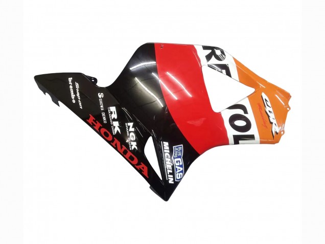 Großhandel Honda CBR900RR 954 Motorrad Verkleidung Kit 2002-2003 - Orange Weiss Rot Glanzendes Schwarz Repsol