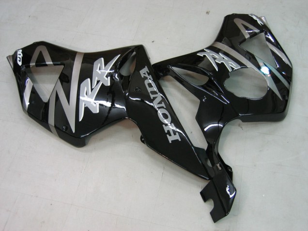 Großhandel Honda CBR900RR 954 Motorrad Verkleidung 2002-2003 - Silber Glanzendes Schwarz