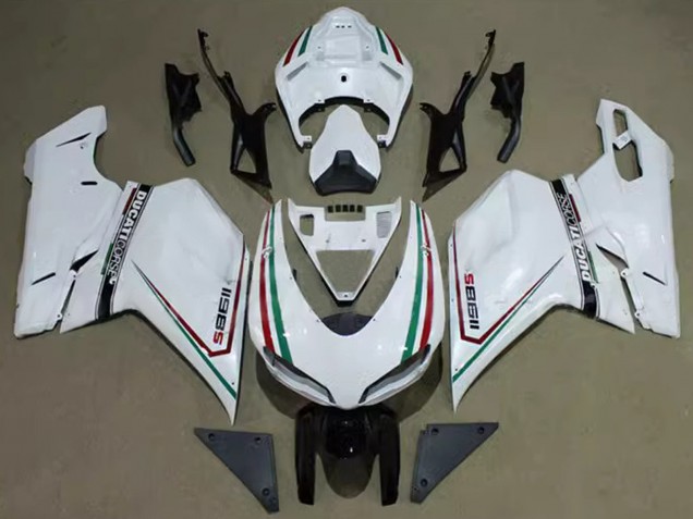 Großhandel Ducati 1198 Motorrad Verkleidung 2007-2014 - Weiss Rot Grun Schwarz Corse