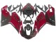Großhandel Ducati 848 Motorrad Verkleidung 2007-2014 - Rot Glanzendes Schwarz